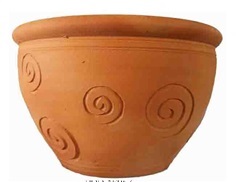 Red Clay Pot (กระถางดินเผาแดง)