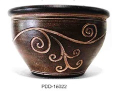 Color Clay Pot (กระถางดินเผาสีคละลาย)