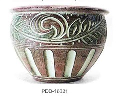 Color Clay Pot (กระถางดินเผาสีคละลาย)