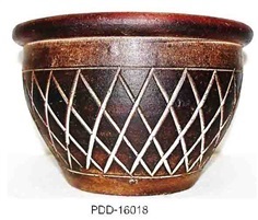 Color Clay Pot (กระถางดินเผาสีคละลาย)