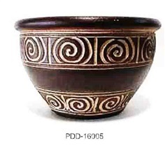 Color Clay Pot (กระถางดินเผาสีคละลาย)