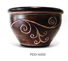 Color Clay Pot (กระถางดินเผาสีคละลาย)