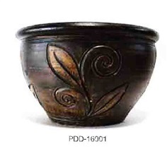 Color Clay Pot (กระถางดินเผาสีคละลาย)