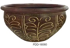 Color Clay Pot (กระถางดินเผาสีคละลาย)