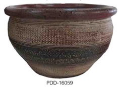 Color Clay Pot (กระถางดินเผาสีคละลาย)