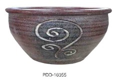 Color Clay Pot (กระถางดินเผาสีคละลาย)