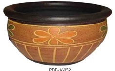 Color Clay Pot (กระถางดินเผาสีคละลาย)