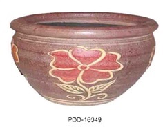 Color Clay Pot (กระถางดินเผาสีคละลาย)