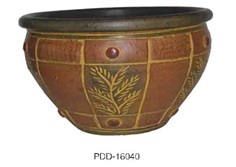 Color Clay Pot (กระถางดินเผาสีคละลาย)