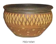 Color Clay Pot (กระถางดินเผาสีคละลาย)