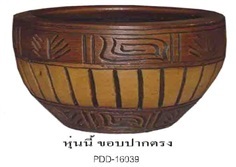 Color Clay Pot (กระถางดินเผาสีคละลาย)