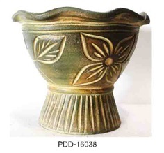 Color Clay Pot (กระถางดินเผาสีคละลาย)