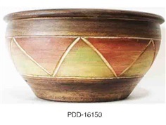 Color Clay Pot (กระถางดินเผาสีคละลาย)