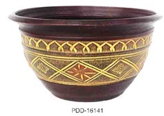 Color Clay Pot (กระถางดินเผาสีคละลาย)