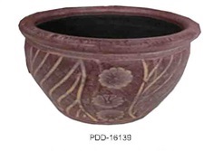 Color Clay Pot (กระถางดินเผาสีคละลาย)