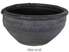 Color Clay Pot (กระถางดินเผาสีคละลาย)