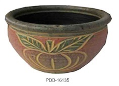 Color Clay Pot (กระถางดินเผาสีคละลาย)