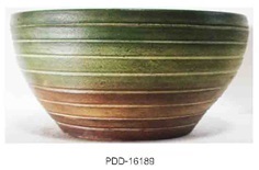 Color Clay Pot (กระถางดินเผาสีคละลาย)