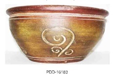 Color Clay Pot (กระถางดินเผาสีคละลาย)