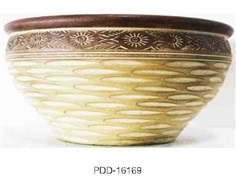 Color Clay Pot (กระถางดินเผาสีคละลาย)