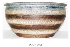 Color Clay Pot (กระถางดินเผาสีคละลาย)