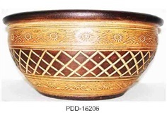 Color Clay Pot (กระถางดินเผาสีคละลาย)