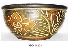 Color Clay Pot (กระถางดินเผาสีคละลาย)