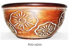 Color Clay Pot (กระถางดินเผาสีคละลาย)