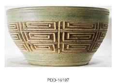 Color Clay Pot (กระถางดินเผาสีคละลาย)