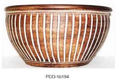 Color Clay Pot (กระถางดินเผาสีคละลาย)