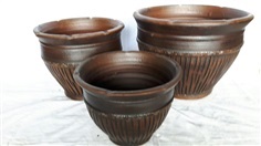 Color Clay Pot (กระถางดินเผาสีคละลาย)