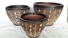 Color Clay Pot (กระถางดินเผาสีคละลาย)