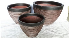 Color Clay Pot (กระถางดินเผาสีคละลาย)