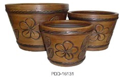 Color Clay Pot (กระถางดินเผาสีคละลาย)