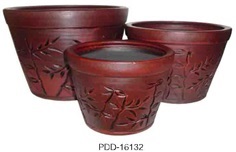 Color Clay Pot (กระถางดินเผาสีคละลาย)