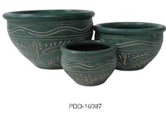 Color Clay Pot (กระถางดินเผาสีคละลาย)