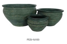 Color Clay Pot (กระถางดินเผาสีคละลาย)