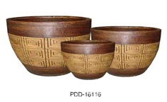 Color Clay Pot (กระถางดินเผาสีคละลาย)