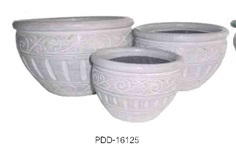 Color Clay Pot (กระถางดินเผาสีคละลาย)