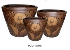 Color Clay Pot (กระถางดินเผาสีคละลาย)