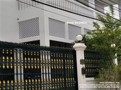 ระแนงเชิงชาย ระแนงบังแดด ระแนงupvc ฉากระแนงpvcบังตาข้างบ้าน 