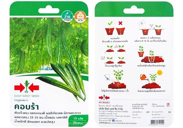 เมล็ดบวบงูลูกผสม F1 คอบร้า  ตรา ศรแดง ซื้อ10 แถม1 | สวนตั้นแน้วพันธุ์ไม้ - วังสะพุง เลย