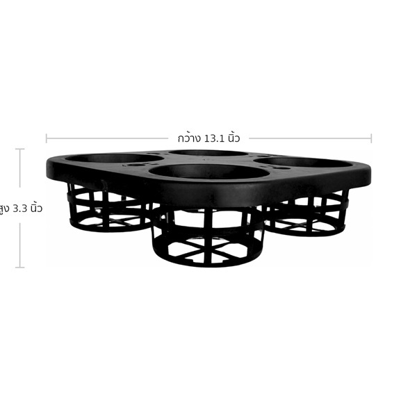 ถาดหลุม วงกลม 6 นิ้ว 4 | รักษ์ กระถางต้นไม้ - ลำลูกกา ปทุมธานี