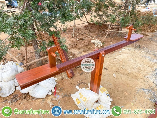 ม้ากระดกไม้ Wood Seesaw ไม้กระดก | Sarunfurniture - หนองเสือ ปทุมธานี