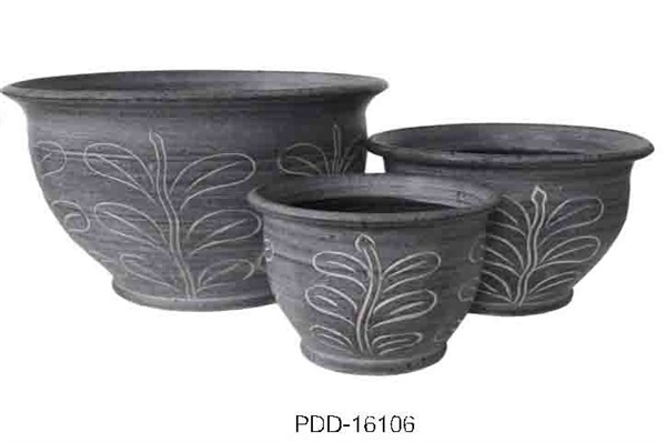 Color Clay Pot (กระถางดินเผาสีคละลาย)