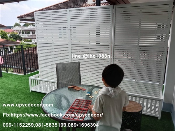 ระแนงกระถางupvc ระแนงปลูกไม้เลื้อยupvc กระถางupvc ระแนงบังตา